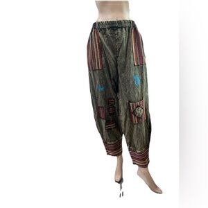 Bohemian Patchwork Harem Pants